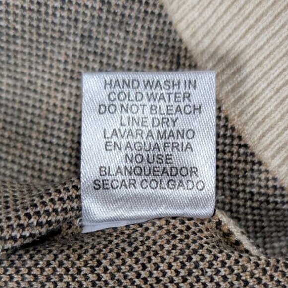 Entro Cheetah Short Sleeve Sweater Mock Neck Womens Medium Leopard Animal Knit - Picture 5 of 6